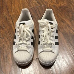 Adidas White and Black Sneakers